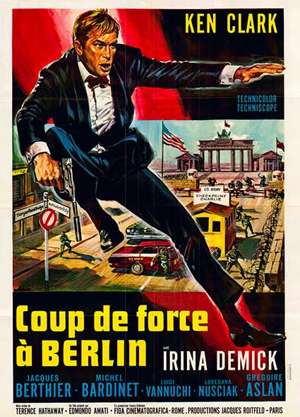 affiche du film coup de force à Berlin