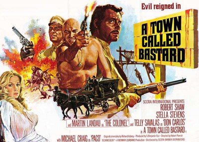 Affiche anglaise du film des brutes dans la ville