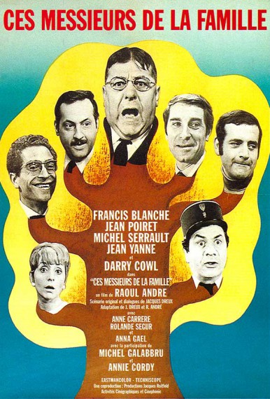 affiche du film ces messieurs de la famille