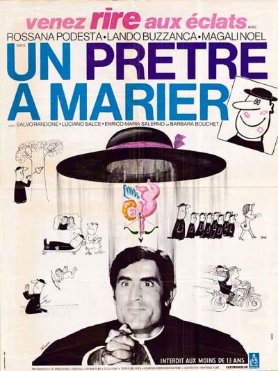 affiche du film un pretre a marier