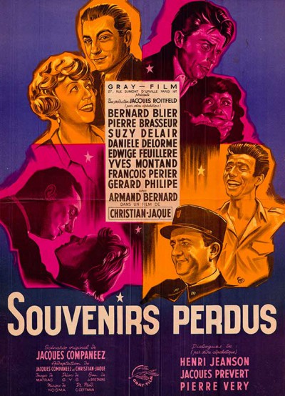 Affiche du film souvenirs perdus